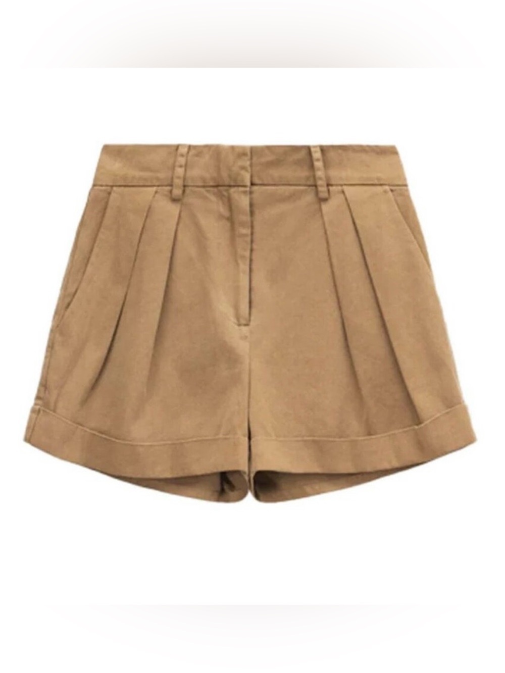Staud Luisa Short Size 4 Tan